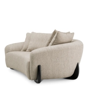 Canapea design LUX Siderno, Splendor gri deschis - Img 5