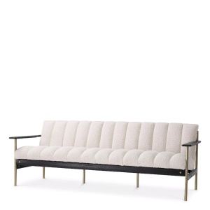Canapea eleganta design LUX Elan, Boucle crem