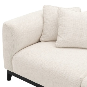 Canapea fixa design LUX Corso S, lyssa sand - Img 6