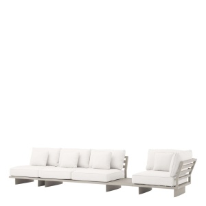 Canapea pe colt pentru exterior design elegant LUX Royal Palm, sunbrella - Img 4