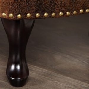 Canapea relax clasica stil englezesc Chesterfield maro antic - Img 8