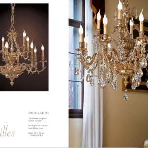 Candelabru 12 brate LUX cu cristale Scholer, Versailles 225455 universul-luminii.ro