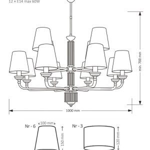 Candelabru 12 brate modern realizat manual Verde 79855 universul-luminii.ro