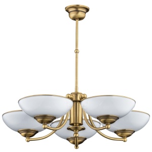 Candelabru 5 brate design clasic realizat manual N - Img 1