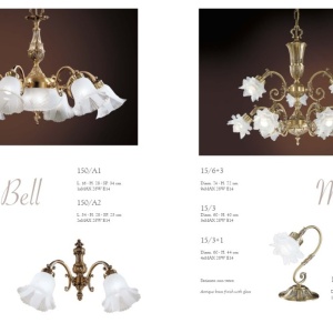 Candelabru 9 brate LUX design clasic realizat manual Michela 225385 universul-luminii.ro