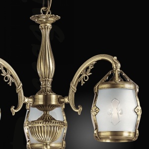 Candelabru clasic cu 3 brate design italian realizat manual 4020 106165 universul-luminii.ro