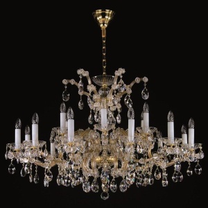 Candelabru Cristal Bohemia Exclusive 18 brate, diam.115cm MARIA TEREZIA 20 CE