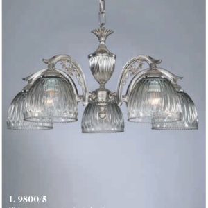 Candelabru cu 5 brate design italian 9800 202845 universul-luminii.ro