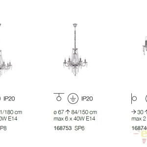 Candelabru design elegant AMADEUS SP8 168777 - Img 5