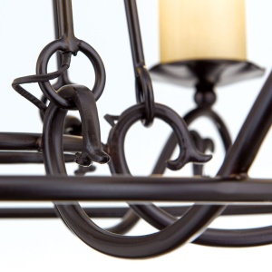 Candelabru design rustic cu 6 brate Rusticka LU 1K/3614/6 Antik OR - Img 7