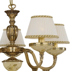Candelabru din alama 5 brate design italian 6522 107265 universul-luminii.ro
