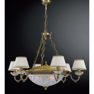 Candelabru din alama 6 brate design italian 10L 6402 102125 universul-luminii.ro