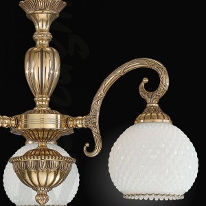 Candelabru din alama cu 3 brate design italian 8500 204685 universul-luminii.ro