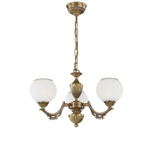 Candelabru din alama cu 3 brate design italian 8650