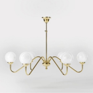 Candelabru din alama stil modern Art Deco Incanto
