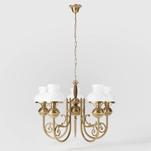 Candelabru din alama stil nautic clasic Mississippi - Img 3
