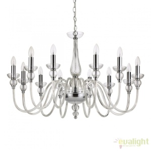 Candelabru elegant cu 12 brate DOGE SP12 TRASPARENTE 168906 - Img 1