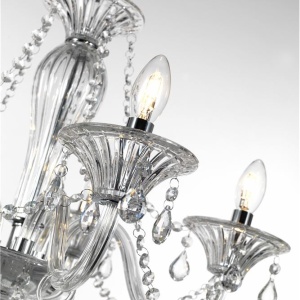 Candelabru elegant cu cristale K9 Connor 8L - Img 5