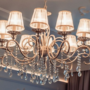 Candelabru elegant design clasic cu 10 brate Grace MYARM247-10-G 175435 universul-luminii.ro