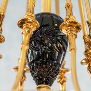 Candelabru elegant LUX realizat manual Michelangelo 240095 universul-luminii.ro