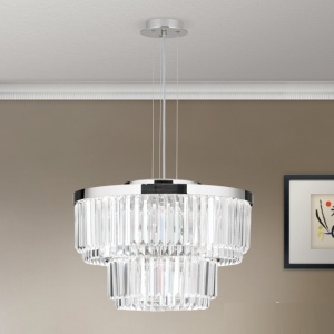 Candelabru, Lustra LED design LUX PRISM, chrome 197285 universul-luminii.ro