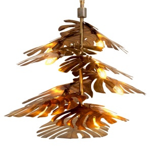 Candelabru LUX design frunze Tropique alama vintage - Img 5