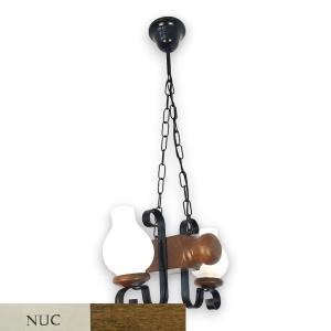 Candelabru rustic fabricat manual din lemn Rustic WOOD-RU-SP2 - Img 8