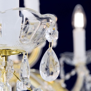 Candelabru stil clasic cu 15 brate Marie Claire auriu LU 2243/10+5 gold OR - Img 7