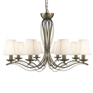 Candelabru stil clasic cu 8 brate Andretti alama antic 9828-8AB SRT