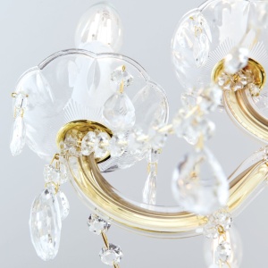 Candelabru stil clasic cu 9 brate Marie Claire auriu LU 2243/6+3 gold OR - Img 7