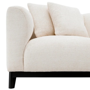 Coltar LUX design LUX cu sezlong dreapta Corso Lounge, Lyssa off-white - Img 7