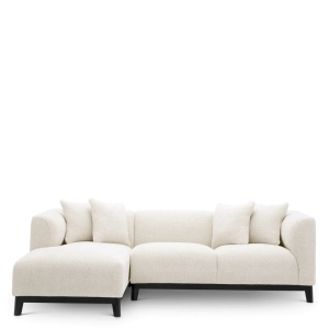 Coltar LUX design LUX cu sezlong stanga Corso Lounge, Lyssa off-white - Img 4