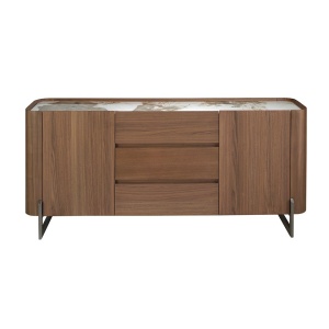 Comoda deosebita design LUX Walnut-Marble - Img 7