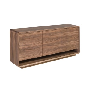 Comoda design LUX cu 3 usi Walnut - Img 9