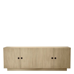 Comoda design LUX, Furnir de stejar albit, Dimitrios - Img 3