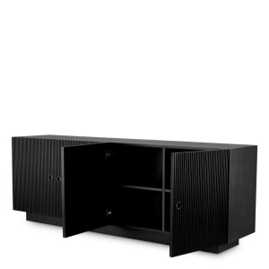 Comoda design LUX, Furnir de stejar gri carbune, Dimitrios - Img 3