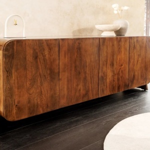 Comoda din lemn de mango maro BRASIL 175cm - Img 3