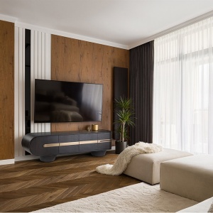 Comoda TV design LUX cu 4 usi Luca
