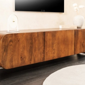 Comoda TV din lemn de mango maro BRASIL 160cm - Img 2