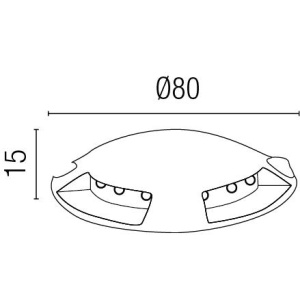 Corp aparent exterior IP67 LED Keenan 70564 51915 universul-luminii.ro