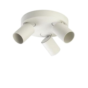 Corp aplicat cu 3 spoturi directionabile Moon 3 Bar, alb - Img 1