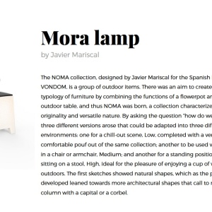 CORP DE ILUMINAT LED DECORATIV MORA LAMP 196145 universul-luminii.ro