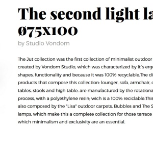 CORP DE ILUMINAT LED DECORATIV THE SECOND LIGHT 75cm 91325 universul-luminii.ro