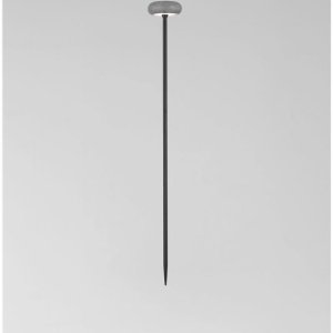 Corp iluminat exterior decorativ cu tarus CAMI H-80cm, ciment negru - Img 6