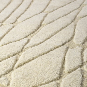 Covor design LUX din lana din Noua Zeelanda, Coralie Ivory 200x300cm - Img 3