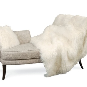 Covor din blana de oaie Tibetan Long Wool Single 150x180cm - Img 6