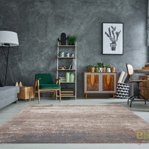 Covor din bumbac ModernArt 240x160cm, gri -bej A-38268 VC - Img 5