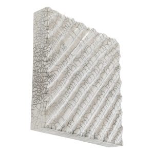 Decoratiune de perete LUX realizata manual din ceramica Division diagonal
