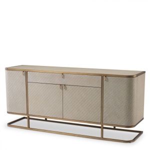 Dulap design LUX Napa Valley stejar albit 114778 HZ