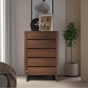 Dulapior 5 sertare deosebit design LUX Walnut-Marble